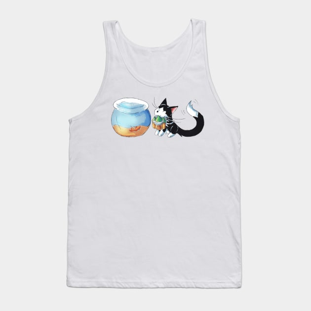 Welcome, Fishy! Tank Top by KristenOKeefeArt